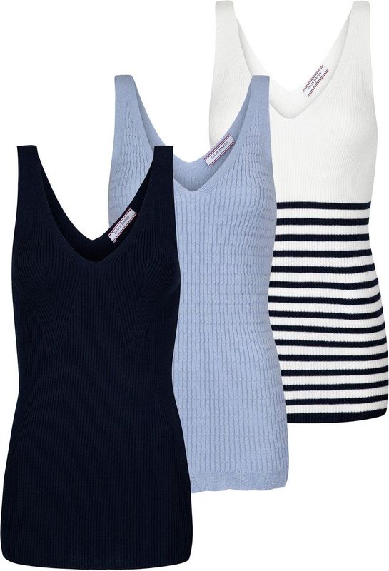 Felix Hardy - Tricot - Navy - Dames Tops - 3 Pack - XL