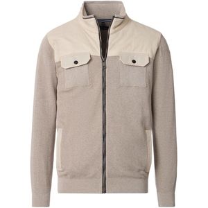 Casa Moda Vest Met Motief Opstaande Kraag 454383000-663 - XXL