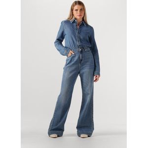 7 For All Mankind Tailored Jumpsuit Hilo Jumpsuits Dames - Blauw - Maat XL
