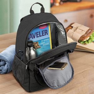Koelrugzak 25l/35l – Koeltas Rugzak 16 uur Koelfunctie voor Onderweg - Isothermal Rugzak Perfect voor Fietsen, Festivals of Wandeltochten – Antraciet of Grijs – IceBreezer