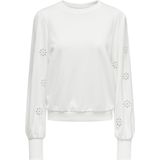 Only Femme LS Puff Embroidery Trui Vrouwen - Maat M