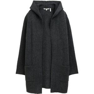 TOM TAILOR DENIM - Gebreid Vest - Donkergrijs