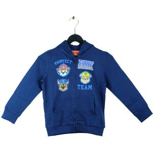 Paw Patrol Nickelodeon Hoodie met rits - Sweater met capuchon. Maat 128/134 cm - 8/9 jaar