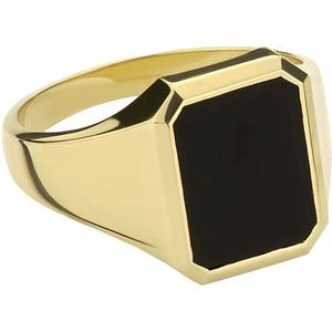 Zegelring Massief Onyx 3.10ct