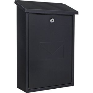 Rottner Kleine Brievenbus Mia|Zwart-Grijs |40x27x11,5cm|