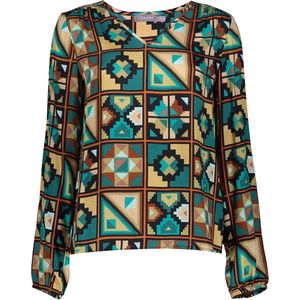 GEISHA - Bloes - Maat S - Vrouwen - 000515 emerald - Viscose