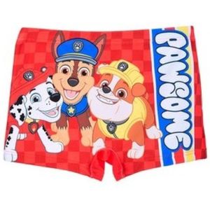 Paw Patrol - Zwembroek - Rood - Chase en Marshall zwemshort