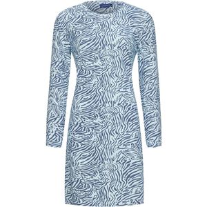 Pastunette dames nachthemd L/M - ''Zebra blauw'' - 52