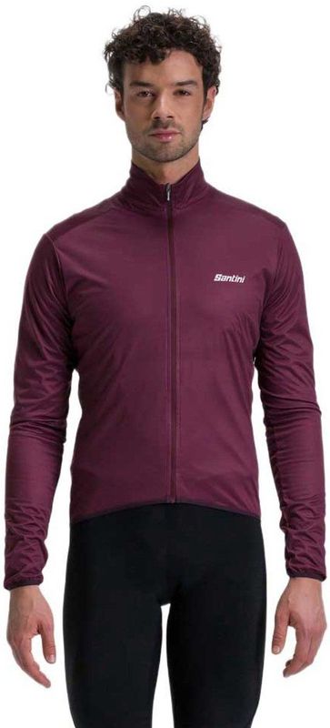 Santini - NBL - Windbreaker Jas - Paars - Opvouwbaar
