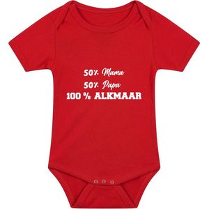 100% Alkmaar Babyromper - geboorte - cadeau - rompertje