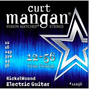 Curt Mangan 11256 Drop Tuning Nickelwound Elektrische Gitaarsnaren (12-56)