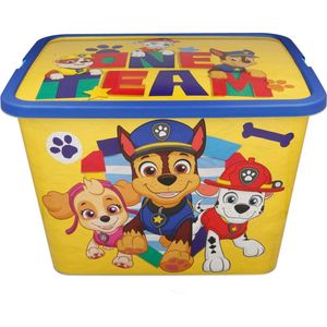 PAW Patrol - Opberger - Box - 23l - Blauw/Geel