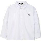 Dkny D62351 Overhemd Met Lange Mouwen Wit 4 Years Jongens