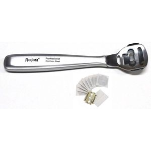 Rojafit Professionele Eeltschaaf - RVS - 14 cm + 10 vervangingsmesjes