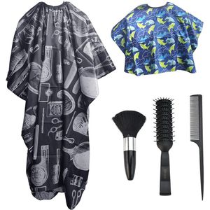 Boraboi® Kapperscape Set voor Volwassenen en Kinderen met Verstelbare Hals en Accessoires
