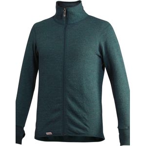 Woolpower Merino Mid Layer Full Zip Jacket 400 - Forest Green
