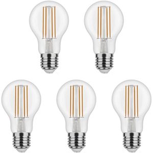 Asalite LED Lamp A60 E27 Fitting - 7W = 60W - 806 Lumen - 2700K Warm Wit Licht - Niet Dimbaar - 220-240V - 5 stuks
