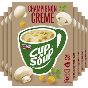 Unox Champignon Crème Cup-a-Soup - 12 x 3 x 175 ml - Voordeelverpakking