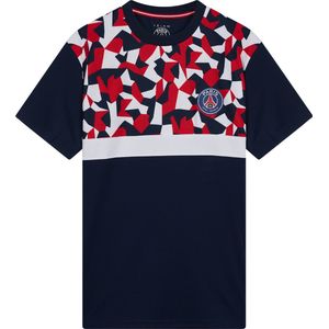 PSG Voetbalshirt Heren - Maat XL - Sportshirt Volwassenen - Blauw/Rood