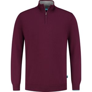 Trui Half Zip Cotton/Cashmere Plum (7.21.500.501 - 084)