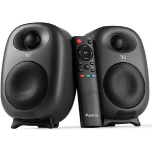 Audizio RS60 - Boekenplank Speakers - Donkergrijs - Bluetooth - 120W