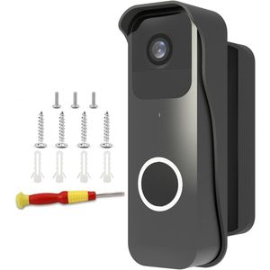 EGoods - Verstelbare Deurbelhouder voor Videodeurbel - Waterdichte Ringhouder - Eenvoudige Installatie - Zwart