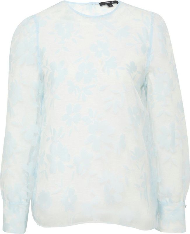 Blouse - Bloemenprint - Lichte Stof - Normale Pasvorm - Lange Mouwen