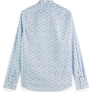 Scotch & Soda - Allover Print - Overhemd - Naval Flag AOP - Lange Mouwen