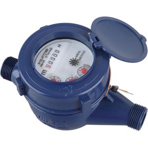 Water meter measuring instrument for garden house - wide measuring range, small initiate, corrosion-resistant nylon