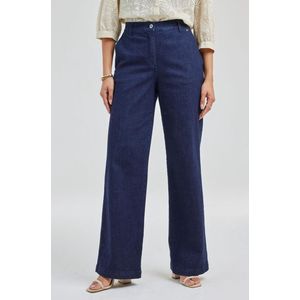 DIDI Dames Pants Denver in Denim dark blue maat 48