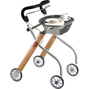 Let's Go rollator Beuken / zilver