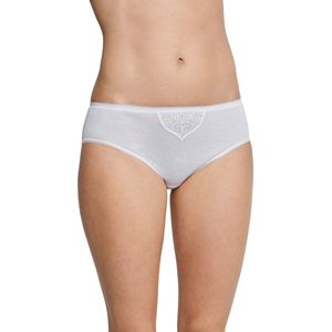 SCHIESSER Cotton Essentials slip (2-pack) - dames tai-slip wit - Maat: 48