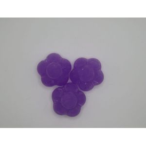 Wax melts bloem 3 stuks Paars lavendelgeur