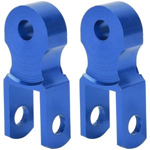 2Pcs Shock Absorber Riser, M10 Rear Shock Absorber Height Extension Riser, Aluminum Shock Absorber Height Extender For Motorcycle(Blue)