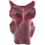 Serax - Marni - Vaas - Aubergine - Creatieve Uil Vorm - 16.5x15.5cm H23cm