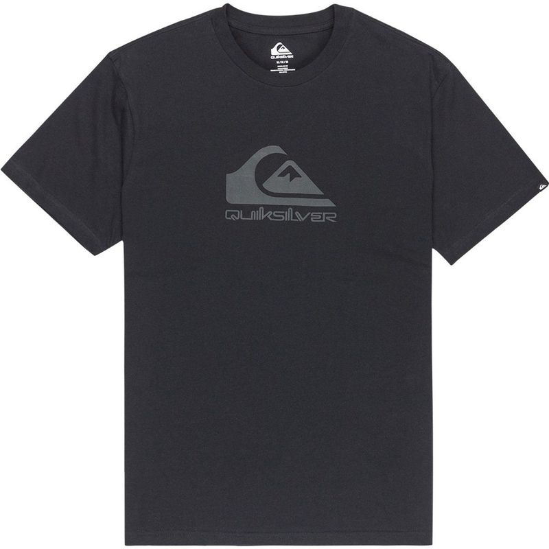 QUIKSILVER - T-shirt - Zwart - Katoen - Korte Mouwen