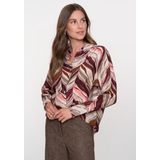 Geisha - 53851-81 - Blouse - Port/Pink