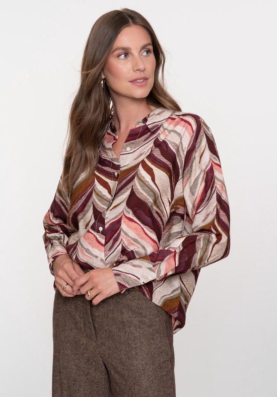 Geisha - 53851-81 - Blouse - Port/Pink