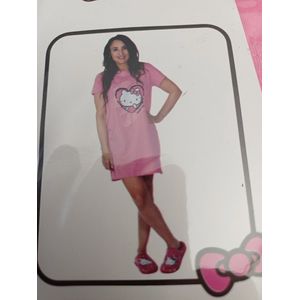 hello kitty big shirt pyjama maat L