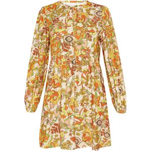 usha FESTIVAL Blousejurk  crème / limoen / lichtgroen / koraal