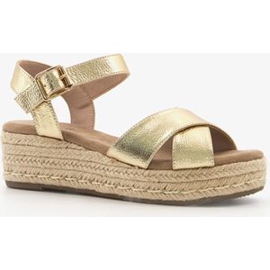 Blue Box dames espadrilles goudkleurig - Maat 41