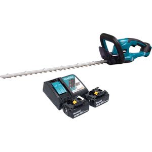 Makita DUH 607 RG2 accu heggenschaar 18 V 60 cm + 2x accu 6.0 Ah + lader