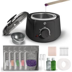 Equivera Wax Apparaat - Ontharingsapparaat - Geschikt voor Ontharen van het hele Lichaam - Wax Set - Wax Bonen - Waxen