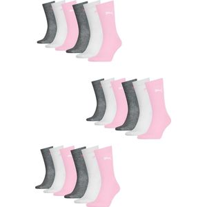 18 PACK Puma JUNIOR CREW kindertennissokken voor meisjes en jongens