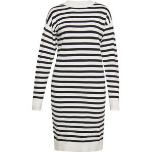 usha - Jerseyjurk - Gestreept - Mini - Ronde Hals - Lange Mouwen