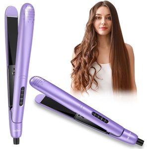 Venori Stijltang - Krultang - Professionele Stijltang - Draaibaar koord - 140-220℃ - Keramische coating - Paars