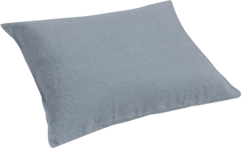 Yumeko kussensloop gewassen linnen dusk blauw 60x70 - Biologisch & ecologisch - 1 stuk