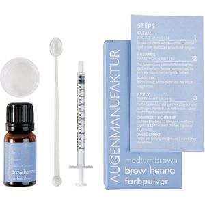 Augenmanufaktur Brow Henna Basis Kit Medium Bruin