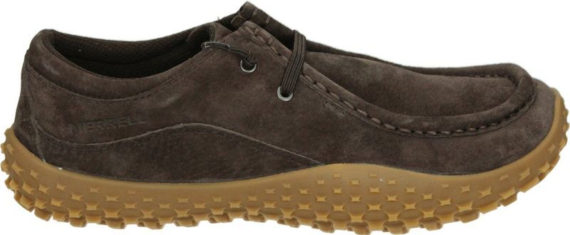 Merrell - Wrapt Bungee - Instapper - Bruin - Leren Bovenwerk