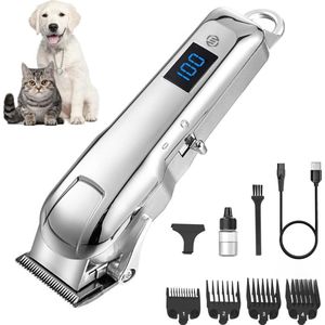 Equivera Hondentondeuse - Hondentrimmer - Tondeuse voor Dikke Vacht - Dieren Tondeuse - Scheerapparaat voor Dieren - Tondeuse voor Honden en Katten